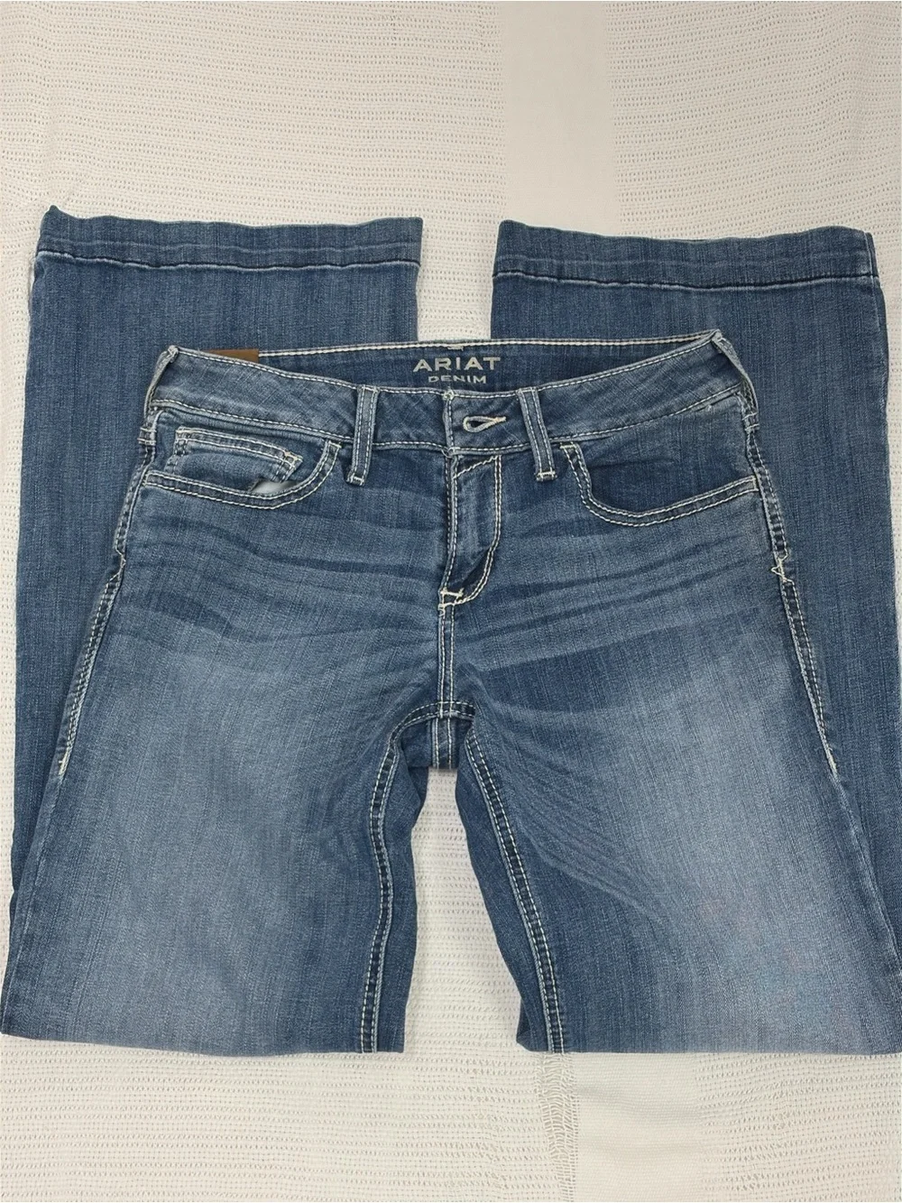 Ariat Denim Trouser Flare Blue Jeans Size 29R 10021883